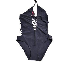 Sexy Black Bodysuit- Size M- NEW With Tags